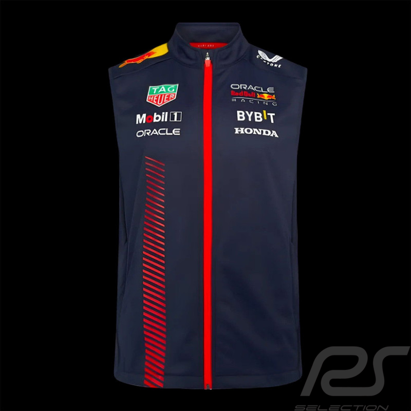 Red Bull Racing F1 Team Sleeveless Jacket Full Zip Verstappen Night Sky TU2647 - Unisex