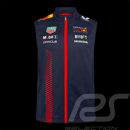 Veste Red Bull Racing F1 Team Sans Manches Full Zip Verstappen Bleu Nuit TU2647 - Mixte