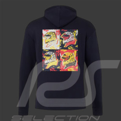Sweat Red Bull Racing F1 Team à Capuche Max Verstappen Pop Art Bleu Nuit TU5439-190 - Mixte