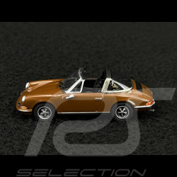 Porsche 911 Targa 1972 Brun sépia 1/87 Minichamps 870064560