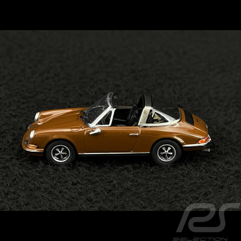 Porsche 911 Targa 1972 Sepia Brown 1/87 Minichamps 870064560
