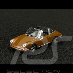 Porsche 911 Targa 1972 Brun sépia 1/87 Minichamps 870064560