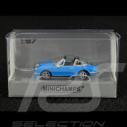 Porsche 911 Targa 1972 Gletscherblau 1/87 Minichamps 870064562