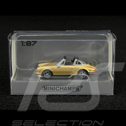 Porsche 911 Targa 1972 Doré métallisé 1/87 Minichamps 870064564