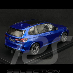 BMW X5 M Competition 2023 Marina Bay Blue Metallic 1/18 GT Spirit GT967
