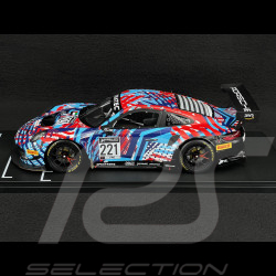 Porsche 911 GT3 R Typ 992 n°221 24 Heures de Spa 2022 1/18 IxoCollection LEGT18-20221
