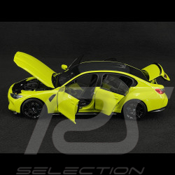 BMW M3 G80 Competition 2023 Jaune Métallique 1/18 Minichamps 110020222