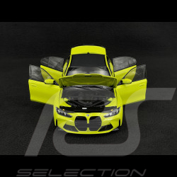 BMW M3 G80 Competition 2023 Jaune Métallique 1/18 Minichamps 110020222