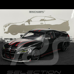 BMW M4 CSL 2023 Schwarz / Rot 1/18 Minichamps 110023021