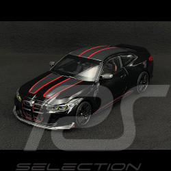 BMW M4 CSL 2023 Noir / Rouge 1/18 Minichamps 110023021