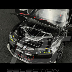 BMW M4 CSL 2023 Noir / Rouge 1/18 Minichamps 110023021