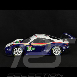 Porsche 911 RSR Typ 991 n°91 2nd LMGTE Pro 24h LeMans 2018 1/12 IxoCollection LEGT12004
