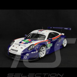 Porsche 911 RSR Type 991 n°91 2nd LMGTE Pro 24h LeMans 2018 1/12 IxoCollection LEGT12004