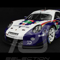 Porsche 911 RSR Type 991 n°91 2nd LMGTE 24h LeMans 2018 1/12 IxoCollection LEGT12004