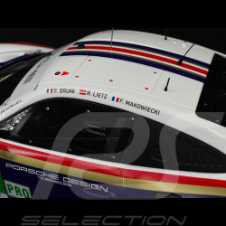 Porsche 911 RSR Type 991 n°91 2nd LMGTE 24h LeMans 2018 1/12 IxoCollection LEGT12004