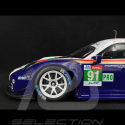 Porsche 911 RSR Type 991 n°91 2nd LMGTE 24h LeMans 2018 1/12 IxoCollection LEGT12004