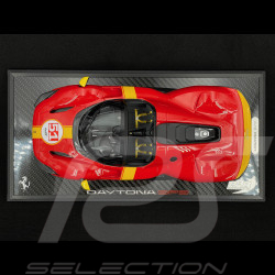 Ferrari Daytona SP3 Serie Icona n° 51 Tribute 24h Le Mans 2023 Rosso Corsa / Yellow 1/18 BBR Models P18214TMLM51