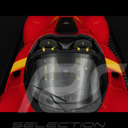Ferrari Daytona SP3 Serie Icona n° 51 Tribute 24h Le Mans 2023 Rosso Corsa / Yellow 1/18 BBR Models P18214TMLM51