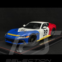 Ferrari 12Cilindri Coupe n° 39 Hommage 24h Le Mans 1972 Bleu / Blanc / Rouge 1/18 BBR Models P18248LM