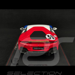 Ferrari 12Cilindri Coupe n° 39 Hommage 24h Le Mans 1972 Bleu / Blanc / Rouge 1/18 BBR Models P18248LM