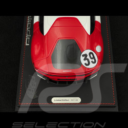 Ferrari 12Cilindri Coupe n° 39 Tribute 24h Le Mans 1972 Blue / White / Red 1/18 BBR Models P18248LM
