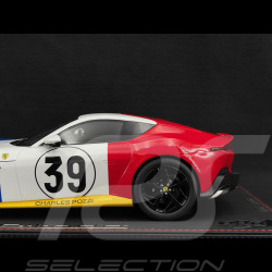 Ferrari 12Cilindri Coupe n° 39 Tribut 24h Le Mans 1972 Blau / Weiß / Rot 1/18 BBR Models P18248LM
