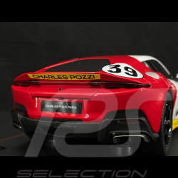 Ferrari 12Cilindri Coupe n° 39 Tribut 24h Le Mans 1972 Blau / Weiß / Rot 1/18 BBR Models P18248LM