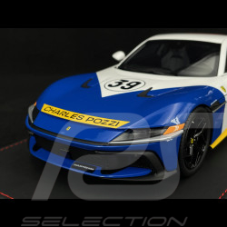 Ferrari 12Cilindri Coupe n° 39 Tribute 24h Le Mans 1972 Blue / White / Red 1/18 BBR Models P18248LM