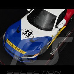Ferrari 12Cilindri Coupe n° 39 Hommage 24h Le Mans 1972 Bleu / Blanc / Rouge 1/18 BBR Models P18248LM