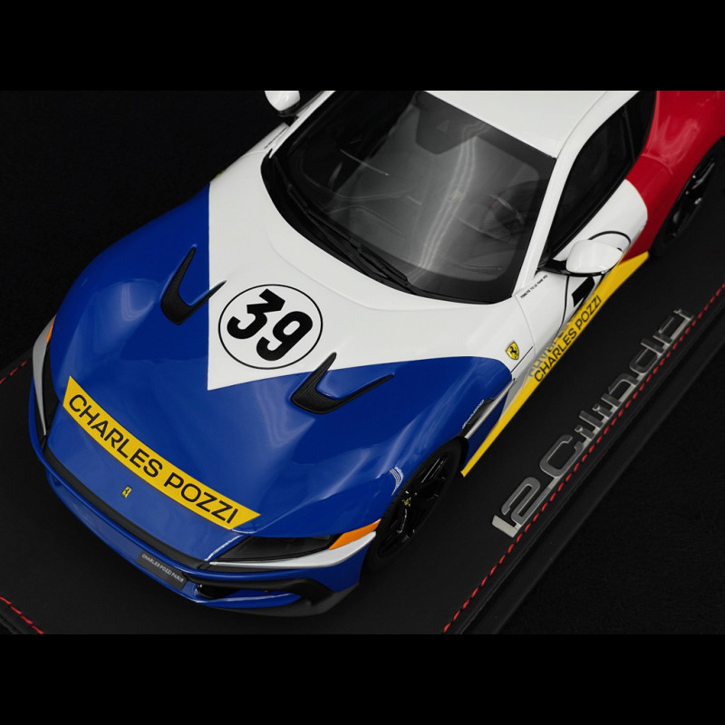 Ferrari 12Cilindri Coupe n° 39 Tribute 24h Le Mans 1972 Blue