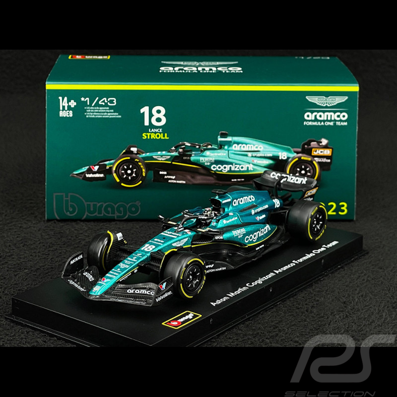 Lance Stroll Aston Martin AMR23 n° 18 2023 F1 1/43 Bburago B18-38091S