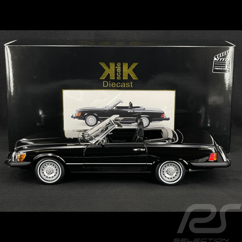 Mercedes-Benz 450 SL R107 1985 Version US Noir American Gigolo 1/12 KK Scale KKDC120262