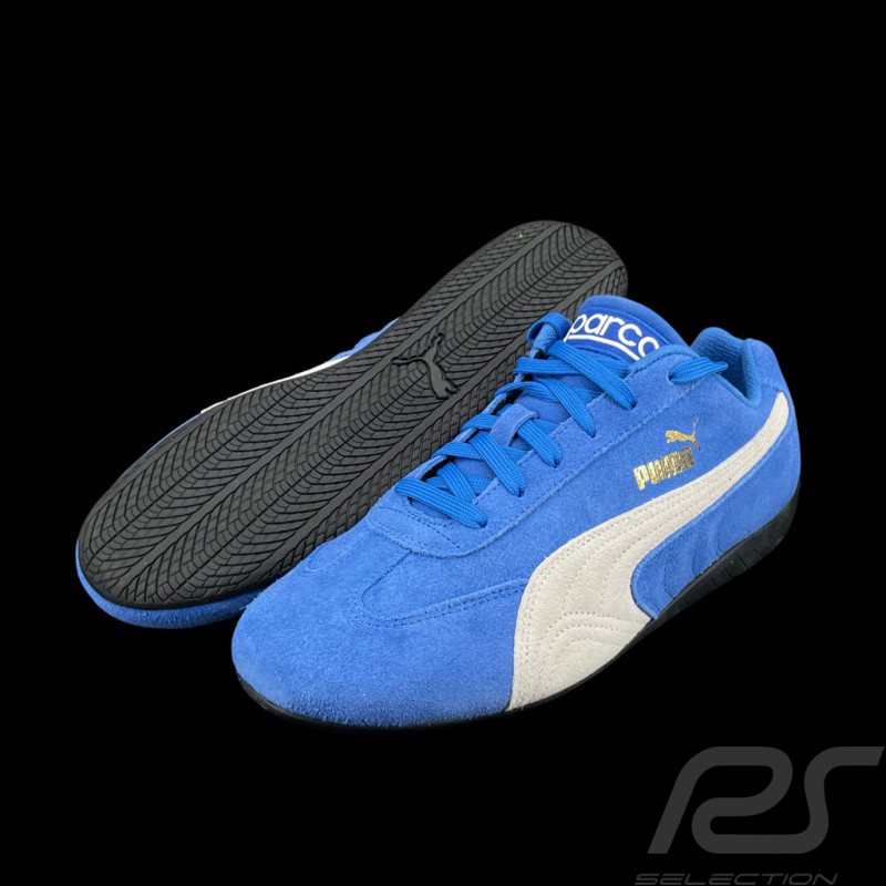 Chaussure Sparco Puma Speedcat Sport Sneaker Bleu / Blanc 307171-02 - mixte