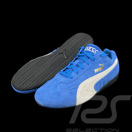 Chaussure Sparco Puma Speedcat Sport Sneaker Bleu / Blanc 307171-02 - mixte