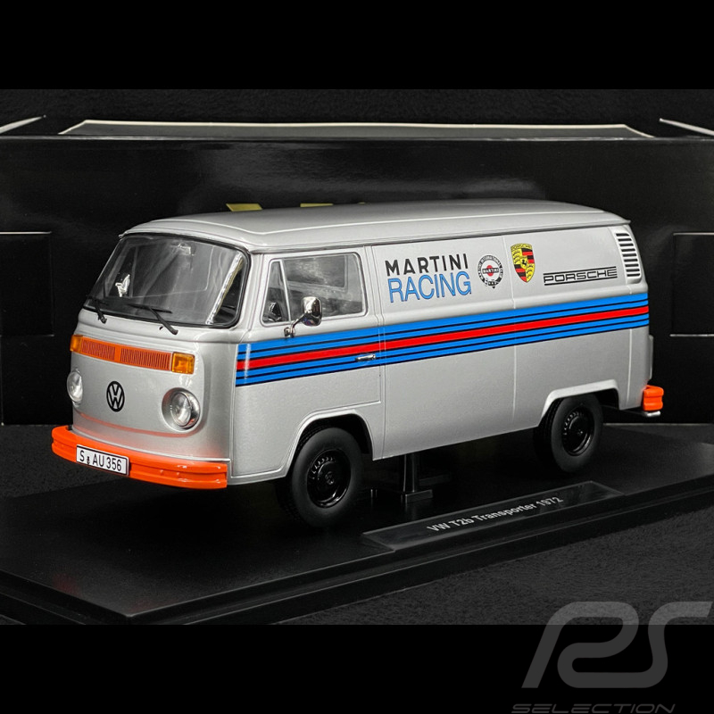 Volkswagen Combi T2B Porsche Martini Racing 1972 Grey / Orange 1/18 KK Scale KKDC181416