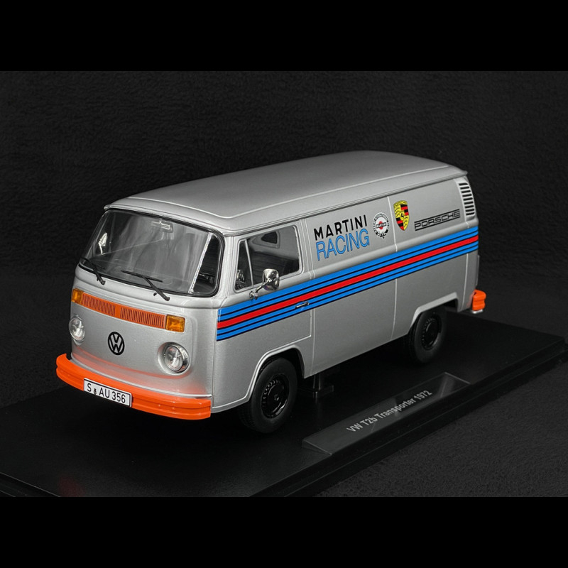 Vw Combi Racing Volkswagen Combi T2B Porsche Martini Racing 1972 Grau / Orange 1/18 KK ...