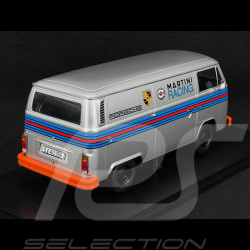 Volkswagen Combi T2B Porsche Martini Racing 1972 Gris / Orange 1/18 KK Scale KKDC181416