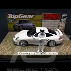 Porsche 997 GT2 blanche Top Gear 1/43 Minichamps 519436630