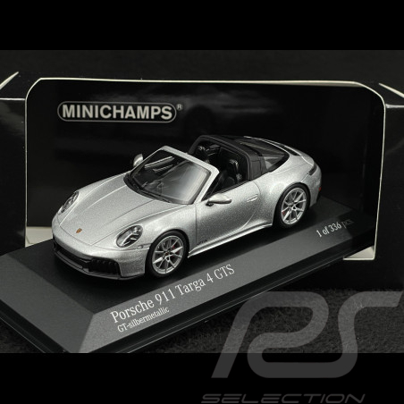 Porsche 911 Targa 4 GTS Type 992.2 2024 GT Silver Metallic 1/43 Minichamps 410064141