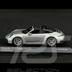 Porsche 911 Targa 4 GTS Type 992.2 2024 Argent GT Métallique 1/43 Minichamps 410064141