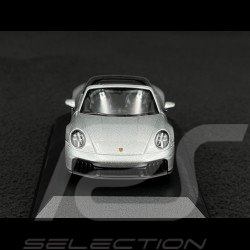 Porsche 911 Targa 4 GTS Type 992.2 2024 Argent GT Métallique 1/43 Minichamps 410064141