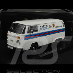 Volkswagen Combi T2B Porsche Martini Racing 1972 Blanc 1/18 KK Scale KKDC181414