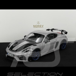 Porsche 718 Cayman GT4 RS 2023 Kreidegrau Weissach Package 1/18 Norev 187253