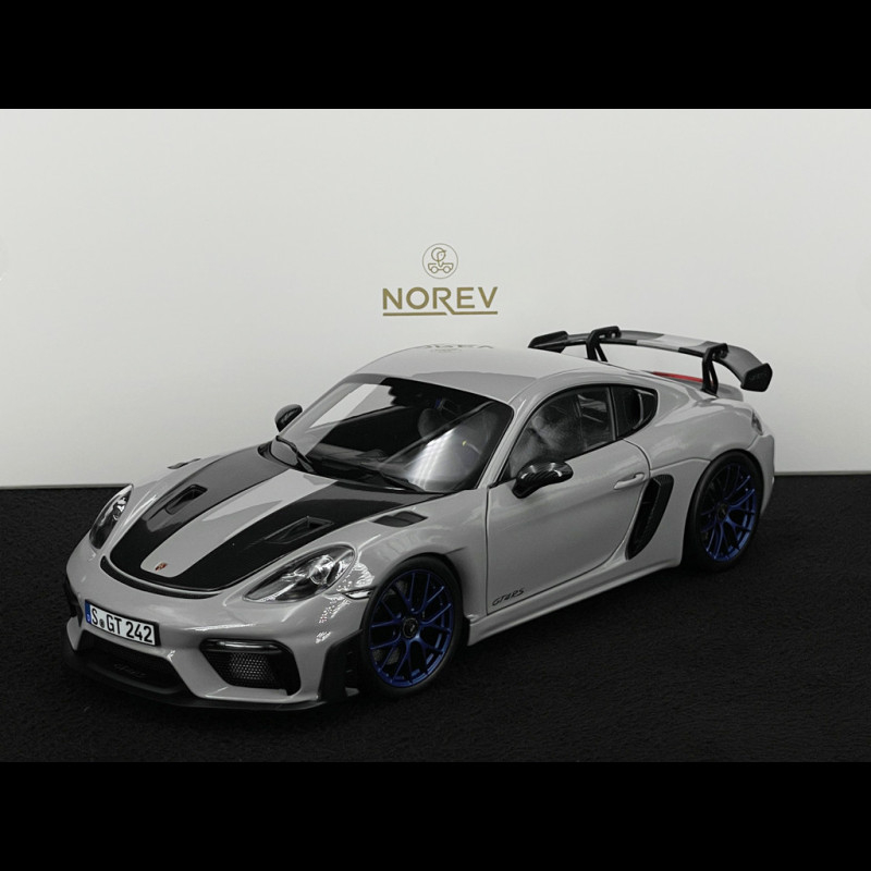 Porsche 718 Cayman GT4 RS 2023 Chalk Gray Weissach Package 1/18