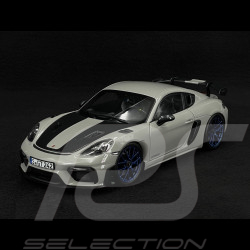 Porsche 718 Cayman GT4 RS 2023 Gris Craie Pack Weissach 1/18 Norev 187253