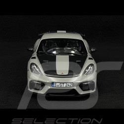 Porsche 718 Cayman GT4 RS 2023 Chalk Gray Weissach Package 1/18 Norev 187253
