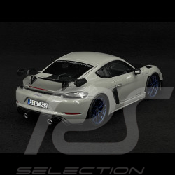 Porsche 718 Cayman GT4 RS 2023 Chalk Gray Weissach Package 1/18 Norev 187253