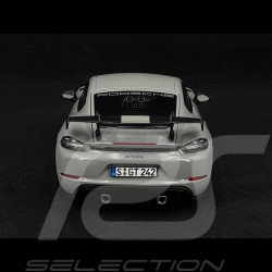 Porsche 718 Cayman GT4 RS 2023 Chalk Gray Weissach Package 1/18 Norev 187253