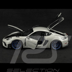 Porsche 718 Cayman GT4 RS 2023 Chalk Gray Weissach Package 1/18 Norev 187253