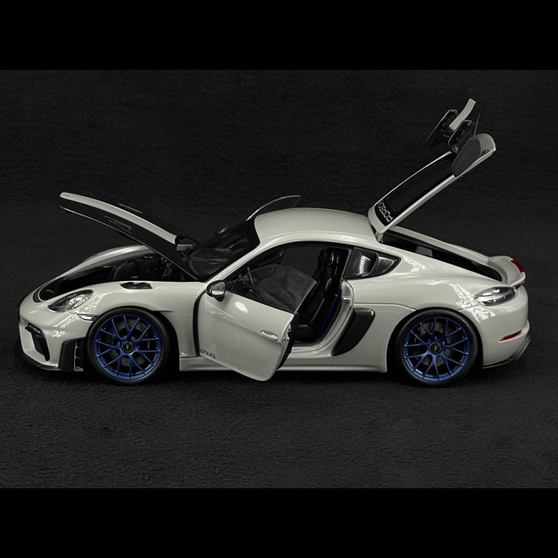 Porsche 718 Cayman GT4 RS 2023 Chalk Gray Weissach Package 1/18